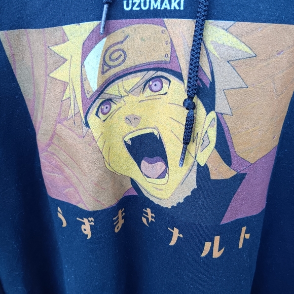Naruto size large pullover hoodie sweat shirt - Picture 2 of 5